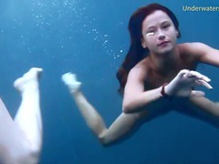 AlphaTeenies presents: Naked ladies swim and look sexy underwater