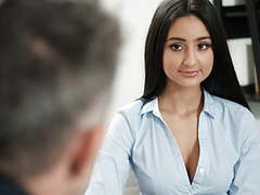 AlphaTeenies presents: Hot secretary and her big cocked boss