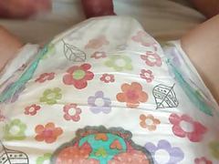 AlphaTeenies presents: Boy and girl in wet goodnites diapers plat with a dildo sex