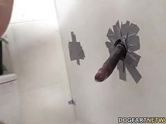 AlphaTeenies presents: Summer carter looks for a black cock at a glory hole