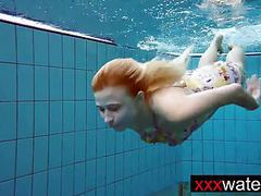AlphaTeenies presents: Amateur blonde mermaid