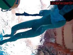 AlphaTeenies presents: Perfect shaved teen in the pool