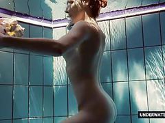 AlphaTeenies presents: Hot big titted teen lera swimming in the pool