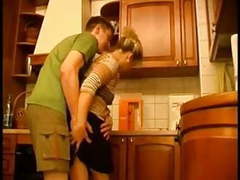 AlphaTeenies presents: Mature 45 yo woman clothed panty fuck