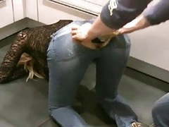 AlphaTeenies presents: Anal champagne bottle insertion