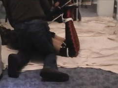 AlphaTeenies presents: Kathy hogtied and struggling