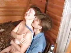 AlphaTeenies presents: Russian mom play strip poker with not her son