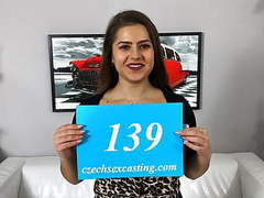 AlphaTeenies presents: Pocket sized babe shagged in casting