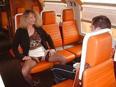AlphaTeenies presents: Virgin boy and nasty mom in train