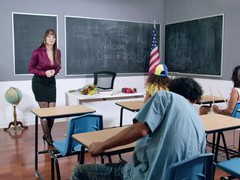 AlphaTeenies presents: Stunning teacher wearing stockings gets fucked in the class room - sarah lace, Couple, Hardcore, Pornstars, MILF, Long Hair, Pussy Licking, Lingerie, Stockings, Nylon, Blowjob, Anal, Pussy, Shaved Pussy, Cowgirl, Big Tits, Fake Tits, Teachers