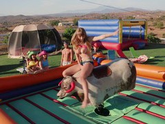 AlphaTeenies presents: Outdoor group fucking with naughty kylie rocket and mia moore, Group Sex, Hardcore, Orgy, Party