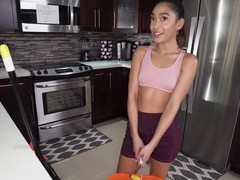 AlphaTeenies presents: Skinny latina maid sarah lace drops it all and gets fucked hard, HD POV, Couple, Hardcore, Miniskirt, Latina, MILF, Brunettes, Thong, Skinny, Small Tits, Blowjob, Cowgirl, Asshole