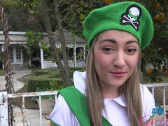 AlphaTeenies presents: Horny lily adams with natural tits enjoys while being fucked