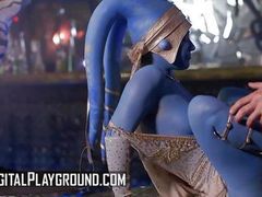 AlphaTeenies presents: Aria alexander does a test on alessa savage & when she passes eva lovia celebrates by doing an orgy - digitalplayground