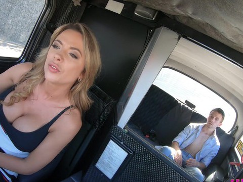 AlphaTeenies presents: Lucky passenger fucks wet pussy of horny taxi driver shalina devine