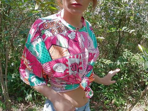 AlphaTeenies presents: Lost in the jungle! he cums 3 times to stranger girl with huge squirting pussy