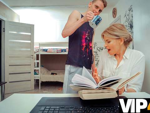 AlphaTeenies presents: Tutor4k. dude uses dirty ideas and finally fucks sexy literature teacher
