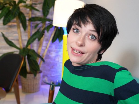 AlphaTeenies presents: Short hair kitty lynn gives a blowjob and gets fucked balls deep