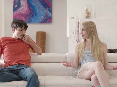 AlphaTeenies presents: Pale babe emma starletto gets licked and fucked by a lucky roommate