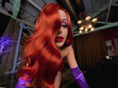 AlphaTeenies presents: Pov cosplay porn with jessica rabbit in hd porn