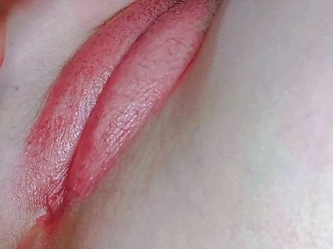 AlphaTeenies presents: I paint my stepdaughter's pussy with lipstick to massage and use her painted pussy with my cock