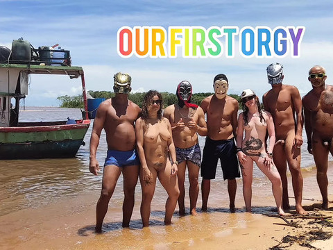 AlphaTeenies presents: I took my wives to a gangbang with my friends on an old boat in salvador