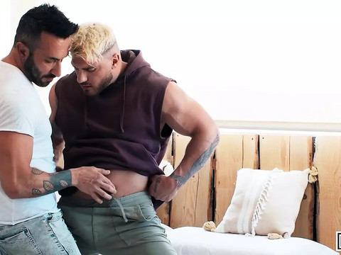 AlphaTeenies presents: Men - eager johnny viper gets a mouthful of cum after william seed fucks his ass in doggystyle