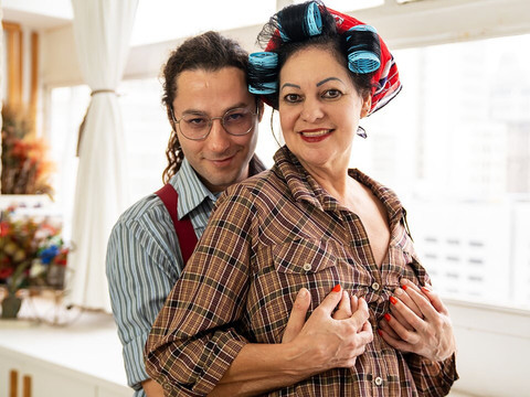 AlphaTeenies presents: First ass fucking with mature stepmom