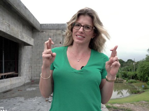 AlphaTeenies presents: Outdoors construction video with provocative model cory chase