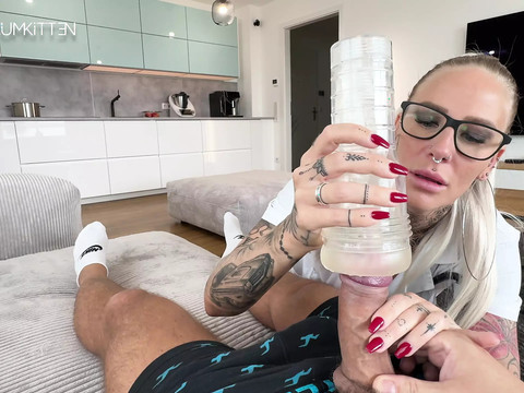 AlphaTeenies presents: Ride therapy for pole fever - raw xxl glasses facial you won't forget