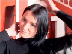 AlphaTeenies presents: Blue eyed girl in black turtleneck strips