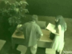 AlphaTeenies presents: Slut opens legs on desk and takes cock in cunt