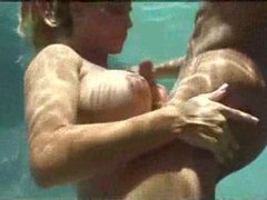 AlphaTeenies presents: Chick swallows his cock underwater