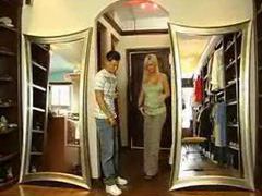 AlphaTeenies presents: Slut fucked in a dressing room