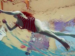 AlphaTeenies presents: Small teen tits look even better underwater
