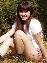 AlphaTeenies presents: Outdoor girl Juliya plays in the field