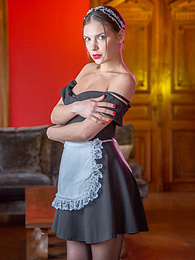 AlphaTeenies presents: Sexy Maid Henessy betrays Natalie Starr and fucks boyfriend
