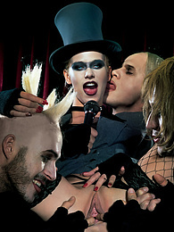 AlphaTeenies presents: Glamour Punk Fetish with Hot Cock Sucker Bitch Cora Menson