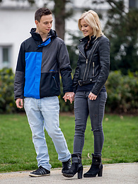 AlphaTeenies presents: Horny blonde babe Zazie Skymm gets fucked raw after a great first date