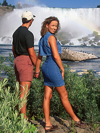 AlphaTeenies presents: Pam Lee Enjoys the Sights and a Gangbang at Niagara Falls