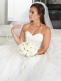 AlphaTeenies presents: Bootylicious bride Kelsi Monroe screws a handsome officiant on her wedding day